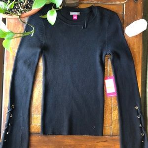 Black bell sleeved shirt perfect winter shirt fall